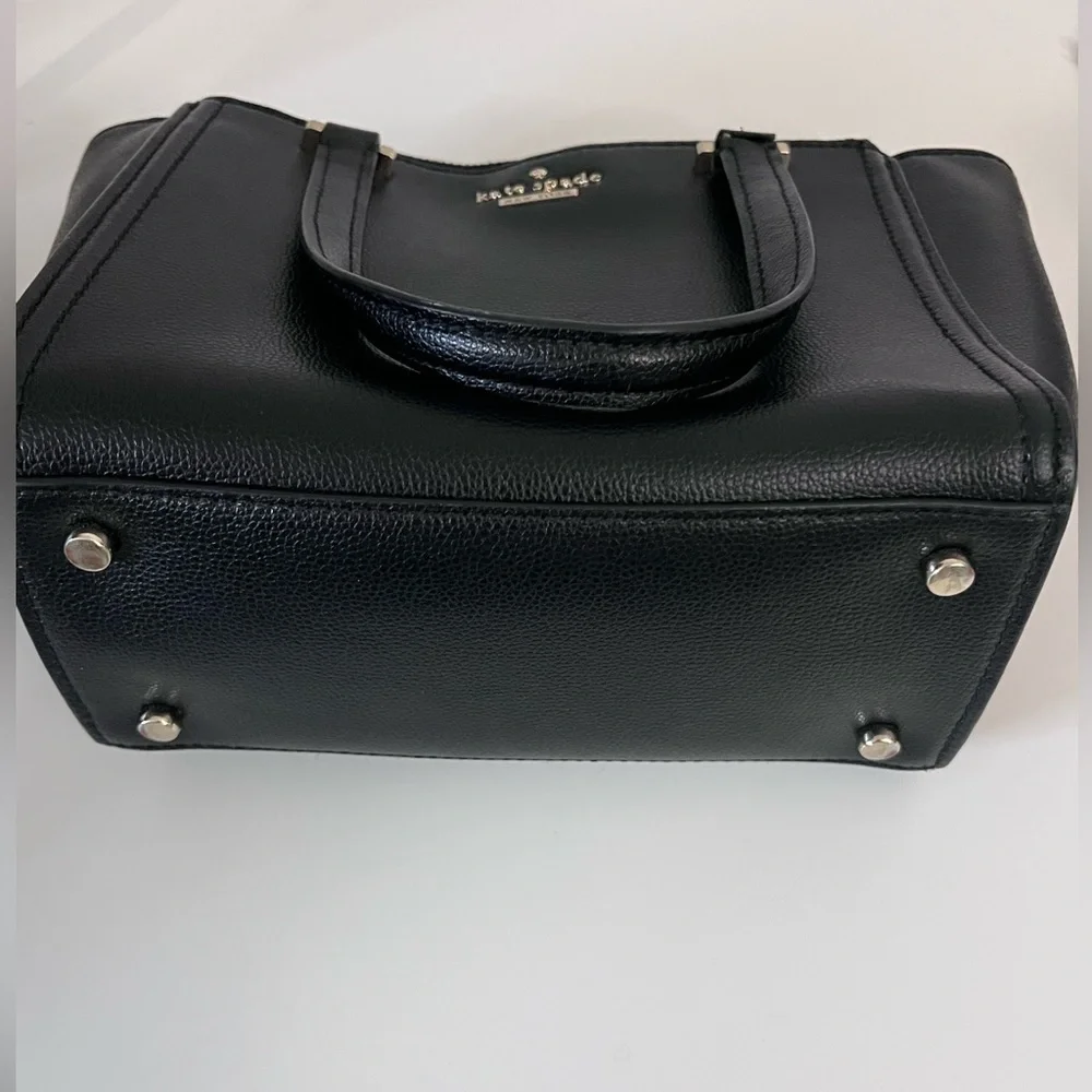 kate spade New York Patterson Drive Mini Kona Black Pebbled Leather Satchel